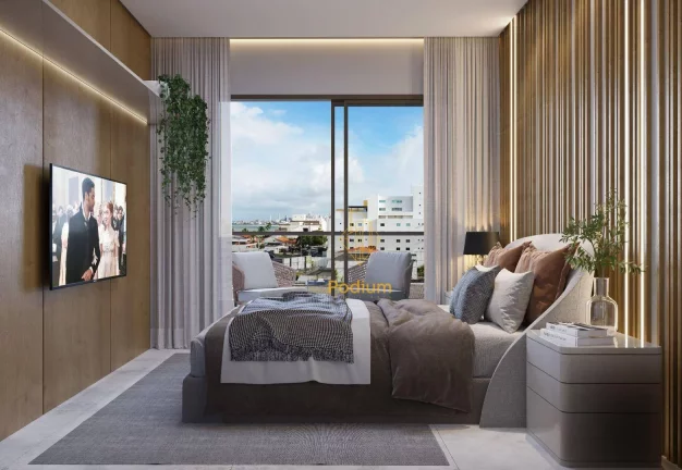 Imagem Flats com varanda e sacada excelente localização a 220m da praia do Bessa - FL0219