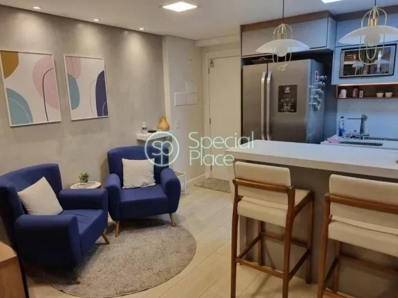 Imagem Apartamento moderno amplo living com varanda gourmet, ar condicionado, 95 metros, todos os ambientes...