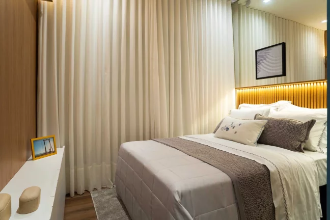 Imagem Apartamento na planta, pé na areia, com 2 dormitórios sendo 1 suíte e 1 vaga na praia de Tabuleiro BV