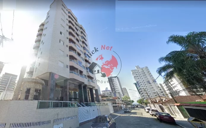 Imagem Apartamento á 50m2 do Mar ,Mobiliado , 1 dorm, 1 suíte,varanda c churrasq, 1 vagas, 60 m2,bairro Guilhermina, Praia grande