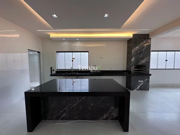 Imagem Casa Alto Padrão, 4 Suítes, piscina com cascata, 420 m², em Jardim Vila Boa, Goiânia/GO