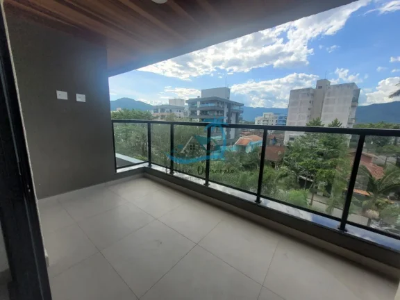 Imagem Apartamento novo com 2 dormitórios, 3 banheiros e 2 vagas a venda em Ubatuba - Itaguá.
