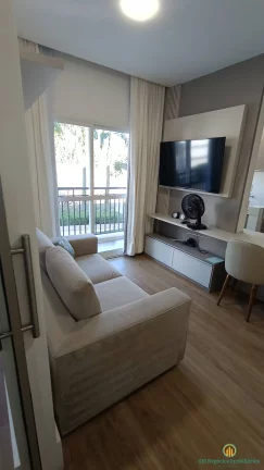 Imagem Belíssimo Apartamento 100% mobiliado - Cond. Address Granja Vianna