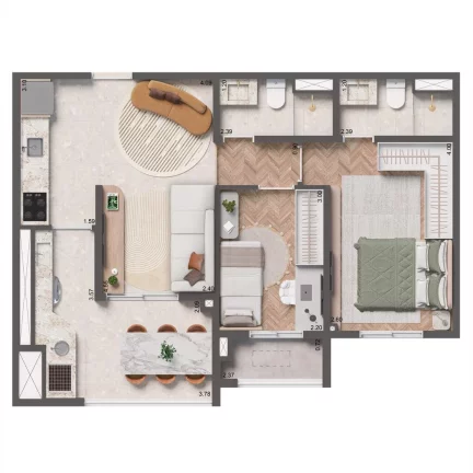 Imagem APARTAMENTO RESIDENCIAL em São Paulo - SP, Vila Palmeiras