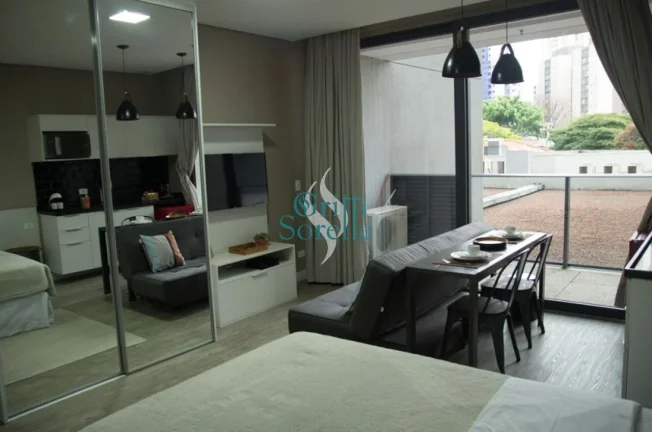 Imagem Apartamento Mobiliado para Alugar em Vila Olímpia - São Paulo/SP.