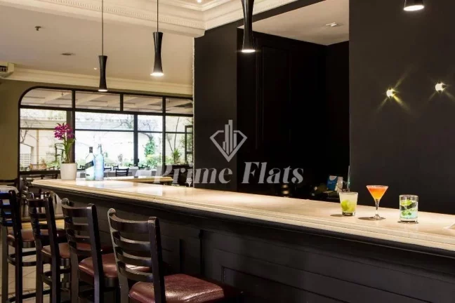 Imagem Flat disponível para venda no The World Hotels na Vila Olímpia com 30m², 1 dormitório e 1 vaga de garagem