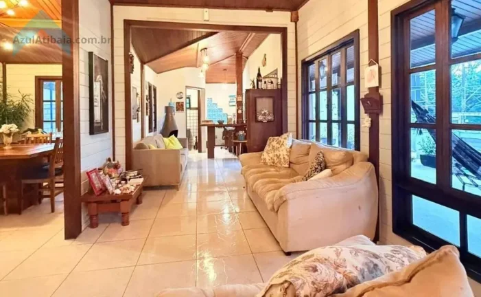 Imagem Casa estilo chacara em condomínio venda Atibaia SP