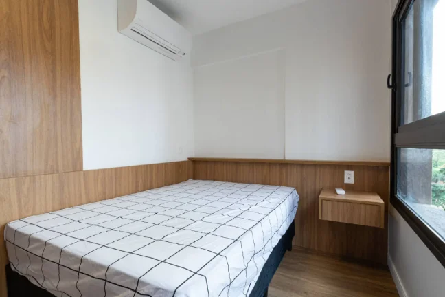 Imagem Apartamento Moema Novo, Mobiliado - 20M², 1 Dorm, Ar Condicionado, Lazer.