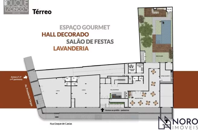 Imagem Apartamento compacto central de 1 Dormitórios com sacada e churrasqueira com op