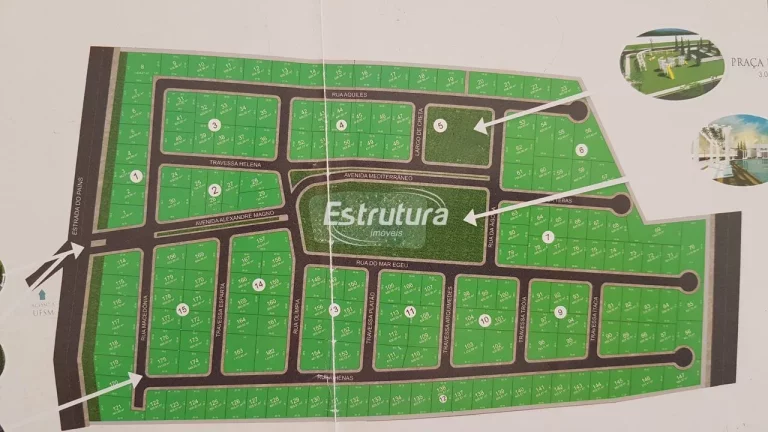 Terreno 600m² no condomínio Alexandria.