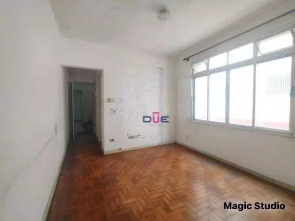 Imagem Apartamento com 1 dormitório à venda, 50 m² por R$ 385.000,00 - Embaré - Santos/SP