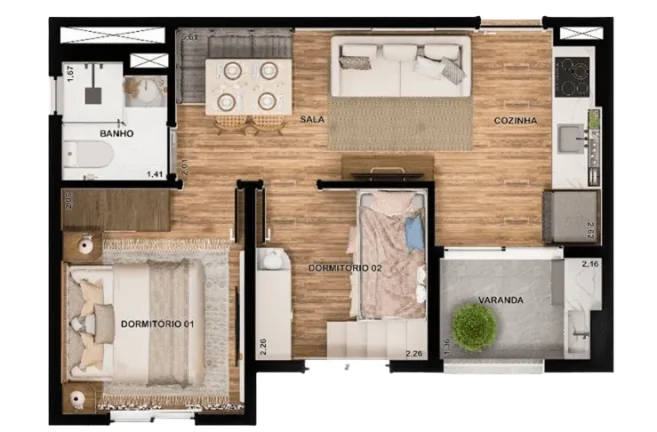 Imagem APARTAMENTO RESIDENCIAL em São Paulo - SP, Vila Ré