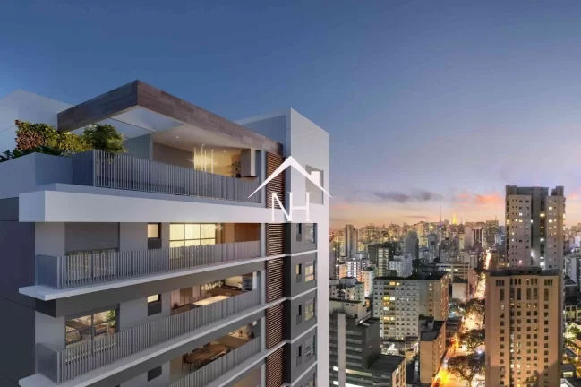 Imagem Studio de 33m c/ dormitório/estar, terraço, piscinas, solarium, fitness,coworking,pet place, quadra de areia,salão de festas, bicicletário, lavanderia