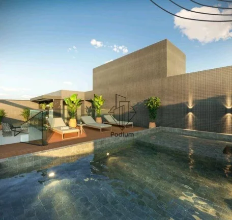 Imagem Flats Studio com área de lazer na cobertura à 500m da praia de Intermares -FL0583