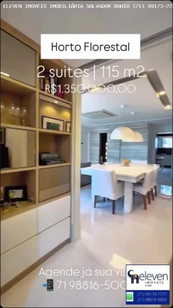 Imagem APARTAMENTO NO HORTO FLORESTAL! 115M² FOI TRANSFORMADO PARA  2 SUITES OFERECER AINDA MAIS CONFORTO E FUNCIONALIDADE! COM DUAS VAGAS