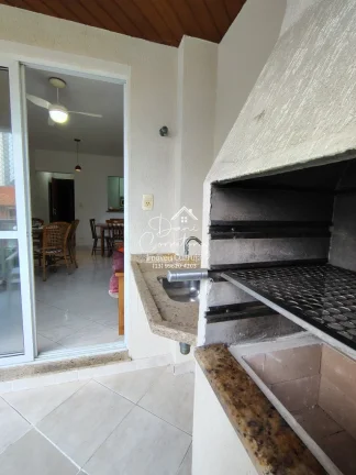 Imagem Apartamento à Venda ou Locação em Guarujá-SP a 30m da praia das Astúrias: 3 Quartos, 1 Suíte, 2 Salas, 2 Banheiros, 2 Vagas, 90m².