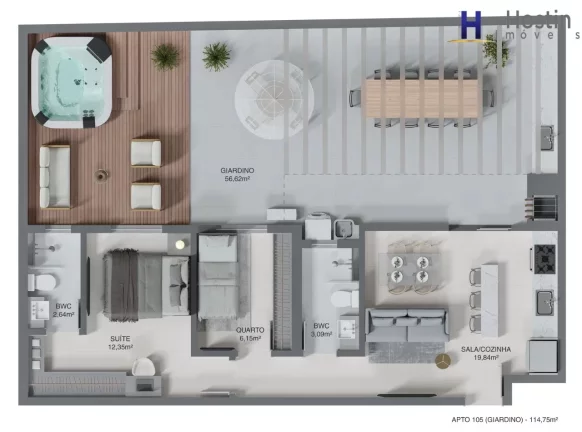 Imagem APARTAMENTO RESIDENCIAL em JOINVILLE - SC, COSTA E SILVA