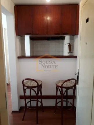 Imagem Apartamento 1 dormitório, sendo 1 suíte, sacada com tela de proteção, armários na cozinha e no ...