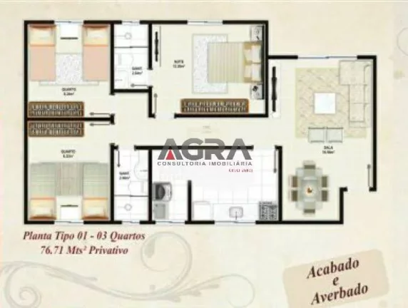 Imagem Apartamento 03 Quartos, Jardim das Candeias, Vitória da Conquista - BA