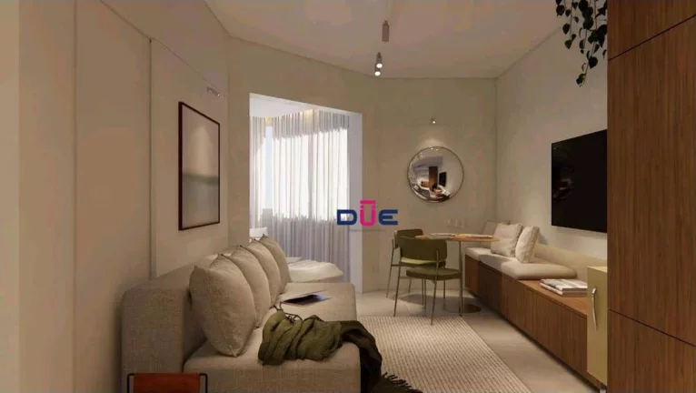 Imagem Apartamento tipo Loft 1 dormitório à venda, 55 m² por R$ 695.000 - Boqueirão - Santos/SP