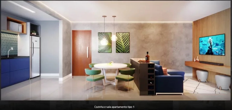 Imagem apartamento 2 quartos 1 suíte 2 vagas