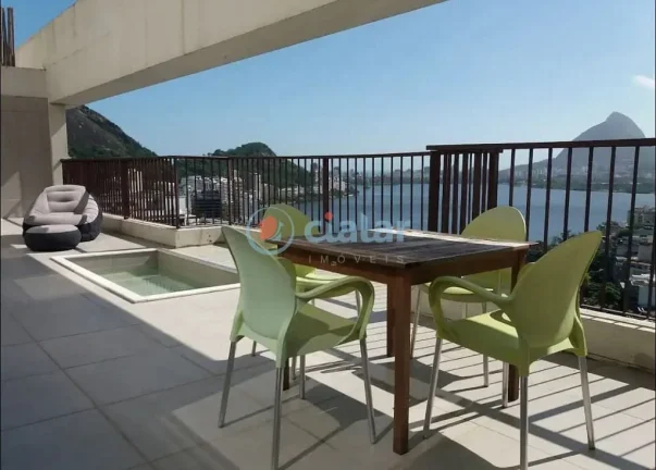 Imagem Cobertura com 3 dormitórios à venda por R$ 3.400.000,00 - Humaitá - Rio de Janeiro/RJ