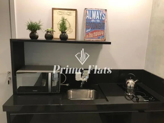 Imagem Flat disponível para locação no Condomínio V XChange Jardins, com 34m², 1 dormitório e 1 vaga
