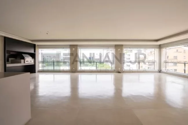 Imagem Luxuoso apartamento à venda em São Paulo-SP, Jardim Europa: 4 quartos, 4 suítes, 3 salas, 6 banheiros, 4 vagas de garagem, 310m².