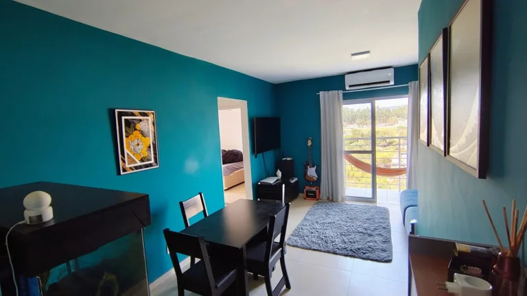 Imagem Apartamento em Votorantim-SP, Jardim Simone: 2 quartos, 2 salas, 1 vaga, 60m² de área. Com 2 Ar condicionado. Venha conferir!