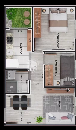 Imagem Studio na planta à venda, 28 metros, apenas a 600 metros do metrô Parada Inglesa- melhor custo benefício da região , São Paulo, SP