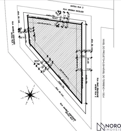 Imagem Terreno de Esquina à Venda no Bairro Medianeira – 1.700m²