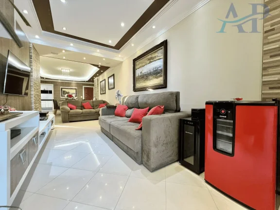 Imagem Apartamento em Praia Grande Frente Mar com 3 Dormitórios
