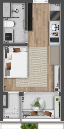 Imagem Apartamento Perdizes - 38M², 1 Dorm, Lazer Completo.