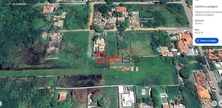 Imagem Terreno à venda, 551 m² por R$ 300.000,00 - Marina - Armação dos Búzios/RJ