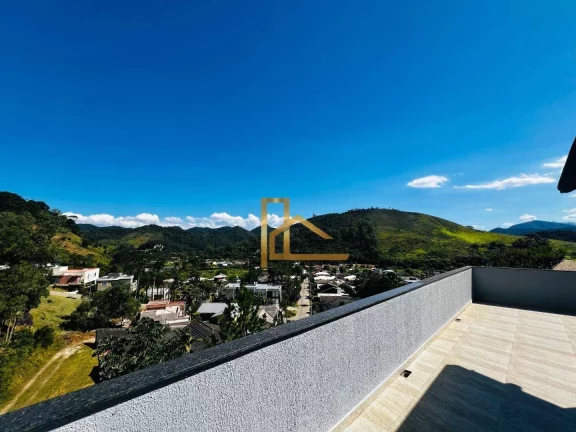 Imagem Casa com 3 dormitórios sendo 1 suíte e vista privilegiada à venda, 201 m² - Vale das Nações - Teresópolis/RJ