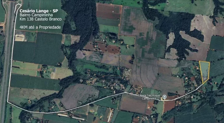 Imagem Chácara com 3 dormitórios à venda, 25000 m² por R$ 800.000,00 - Campininha - Cesário Lange/SP