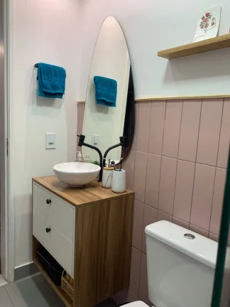 Imagem Apartamento Mobiliado - Porteira fechada - Tatuapé - 2 Dormitórios - Cozinha americana