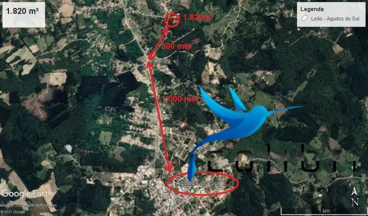 Imagem Terreno à Venda, 1.820 m² em Leão - Agudos Do Sul
