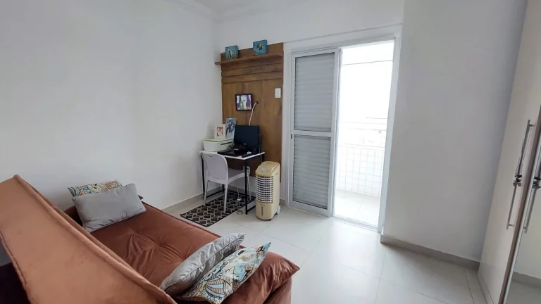 Imagem Cobertura com 3 dorms, Mirim, Praia Grande - R$ 900 mil, Cod: 2287