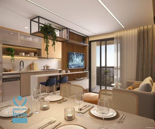 Imagem Apartamento com 2 quartos à venda, 53 m² por R$ 462.955 - Hauer - Curitiba/PR