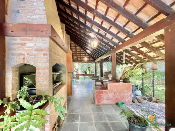 Imagem Casa com Terreno 3.300 m² - Rústica 3d/1ste + edícula. Arq. Pepe Asbun!