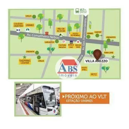 Imagem Apartamento à venda, 73 m² por R$ 474.000,00 - Encruzilhada - Santos/SP