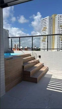 Imagem Coberturas com Piscina privativa nas proximidades de shopping e Parque Linear Parahyba 2 no bairro do Aeroclube / Bessa - CO0222