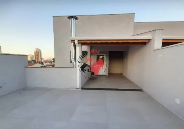 Imagem Cobertura em prédio sem condomínio com elevador à venda no bairro Vila Pires em Santo André
