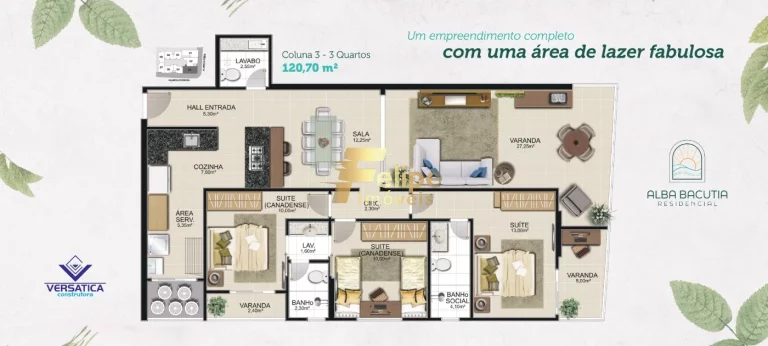 Imagem Lançamento na Enseada Azul: Alba Bacutia Residencial