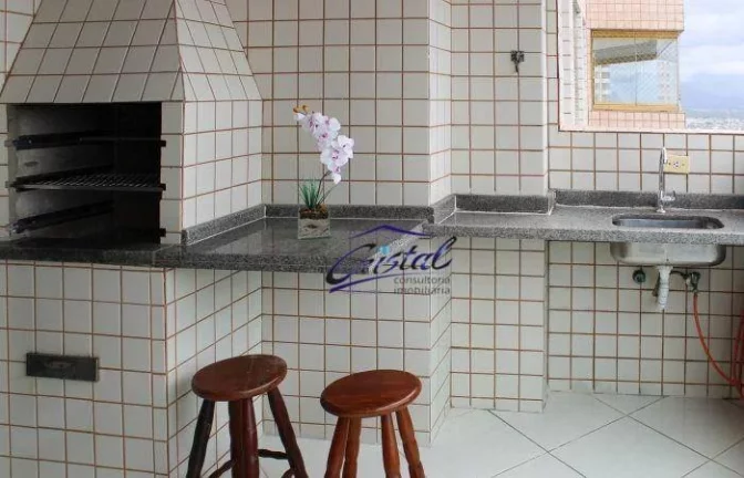 Imagem Apartamento com 3 dormitórios à venda, 98 m² por R$ 725.000 - Aviação - Praia Grande/SP