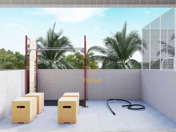 Imagem Cobertura Duplex com área privativa e varanda / sacada no Bessa- CO0064