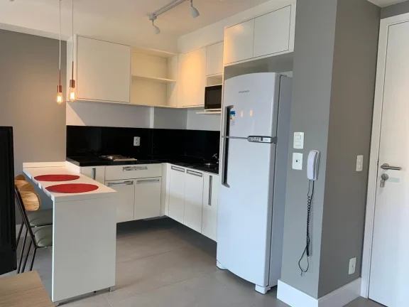 Imagem Studio Jardim Paulista - 40M², 1 Dorm, 1 Vaga Demarcada, Academia, Piscina C/ Raia, Churrasqueira, Sauna, Lavanderia Comum, Split, Playground.