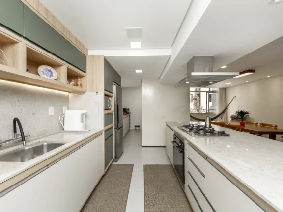 Imagem Apartamento Paraiso - 138M², 3 Dorms, 1 Suíte, 1 Vaga Determinada, Armários, Lavabo, Mobiliado.