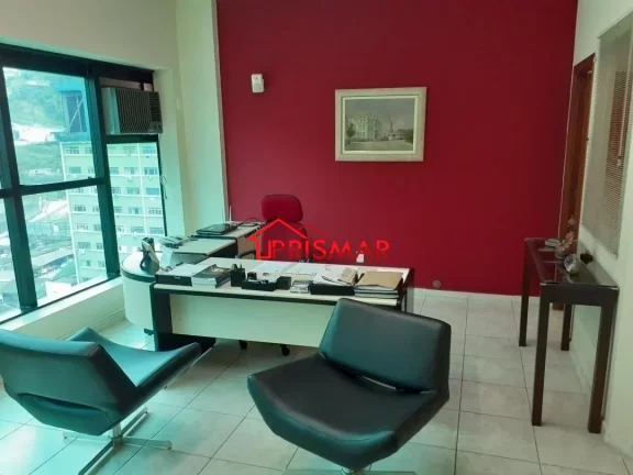 Imagem Conjuntos de 3 salas comerciais no centro de Santos 3 vagas